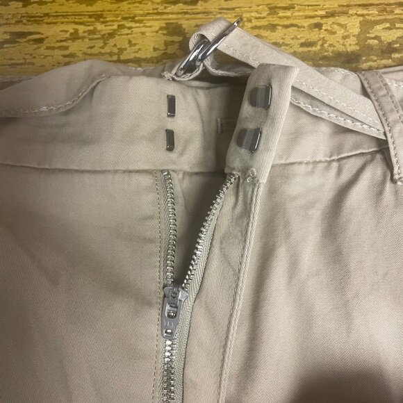 Everlane Easy Wide Leg Trench Pants Tan Sz 16 Belted Minimalist Organic Cotton - Picture 4 of 8